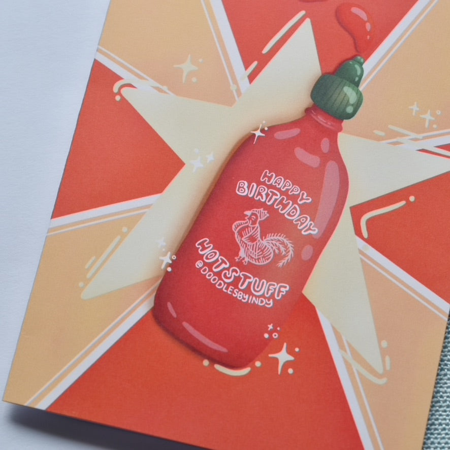 Happy Birthday Hot Stuff Birthday Card