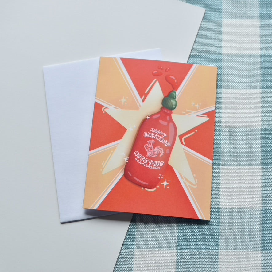 Happy Birthday Hot Stuff Birthday Card