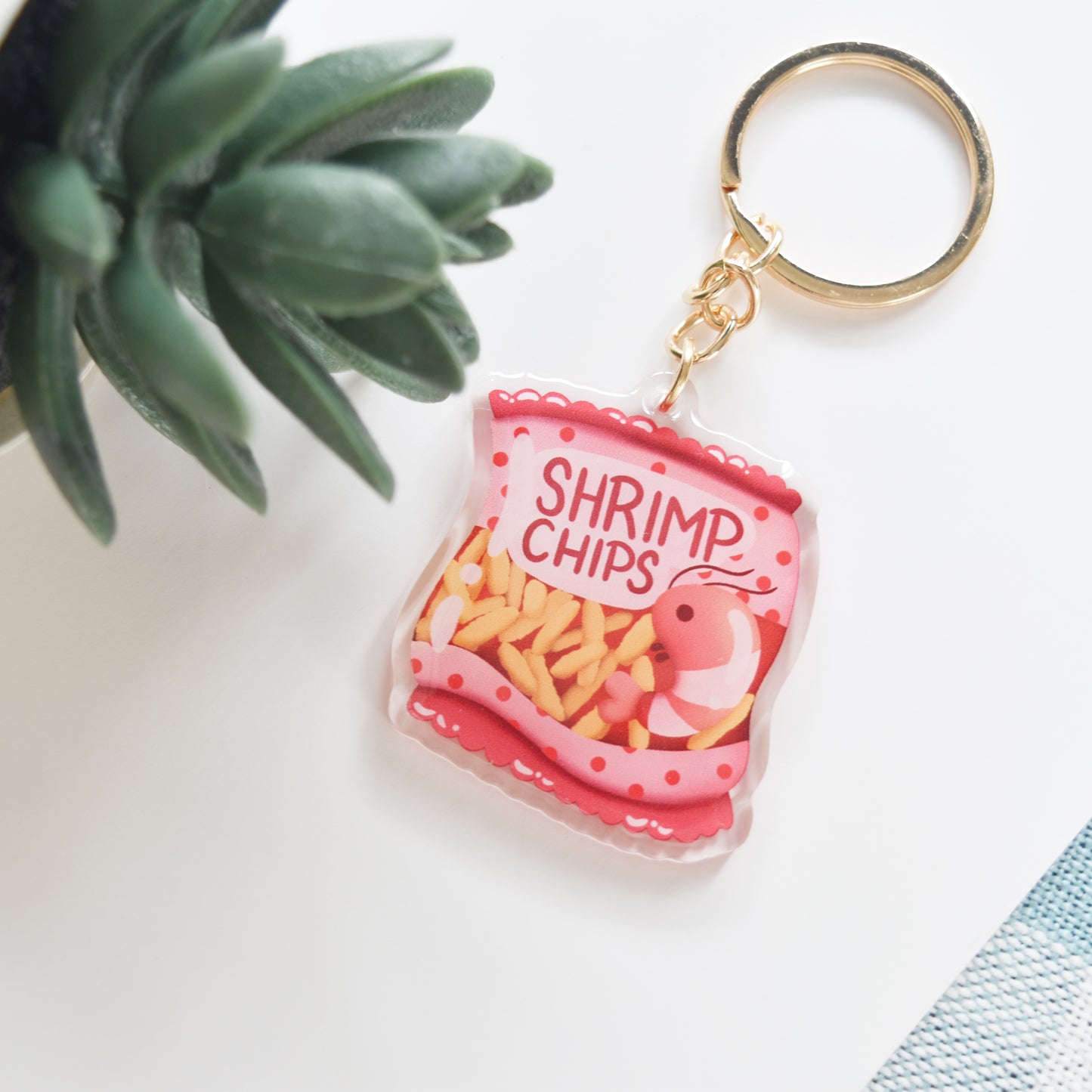 Shrimp Chips Keychain