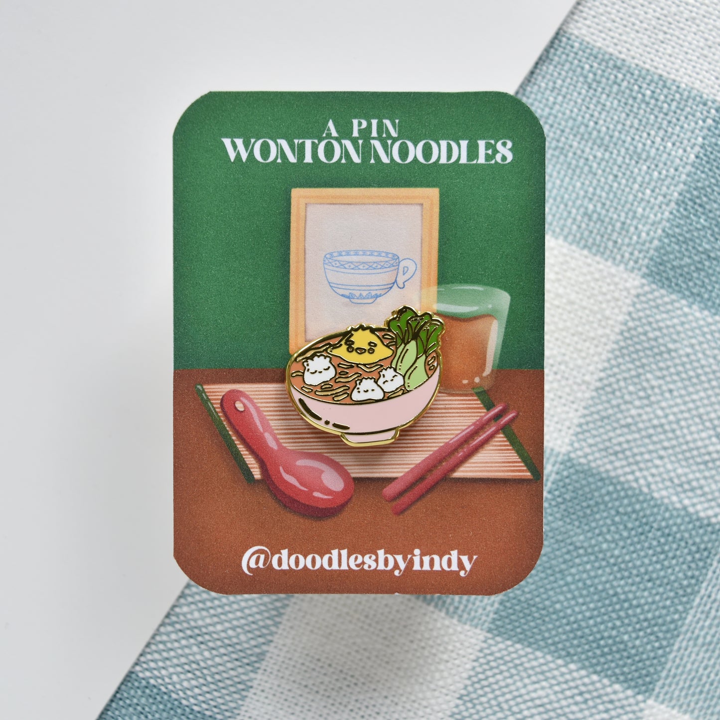 Wonton Noodle Pin