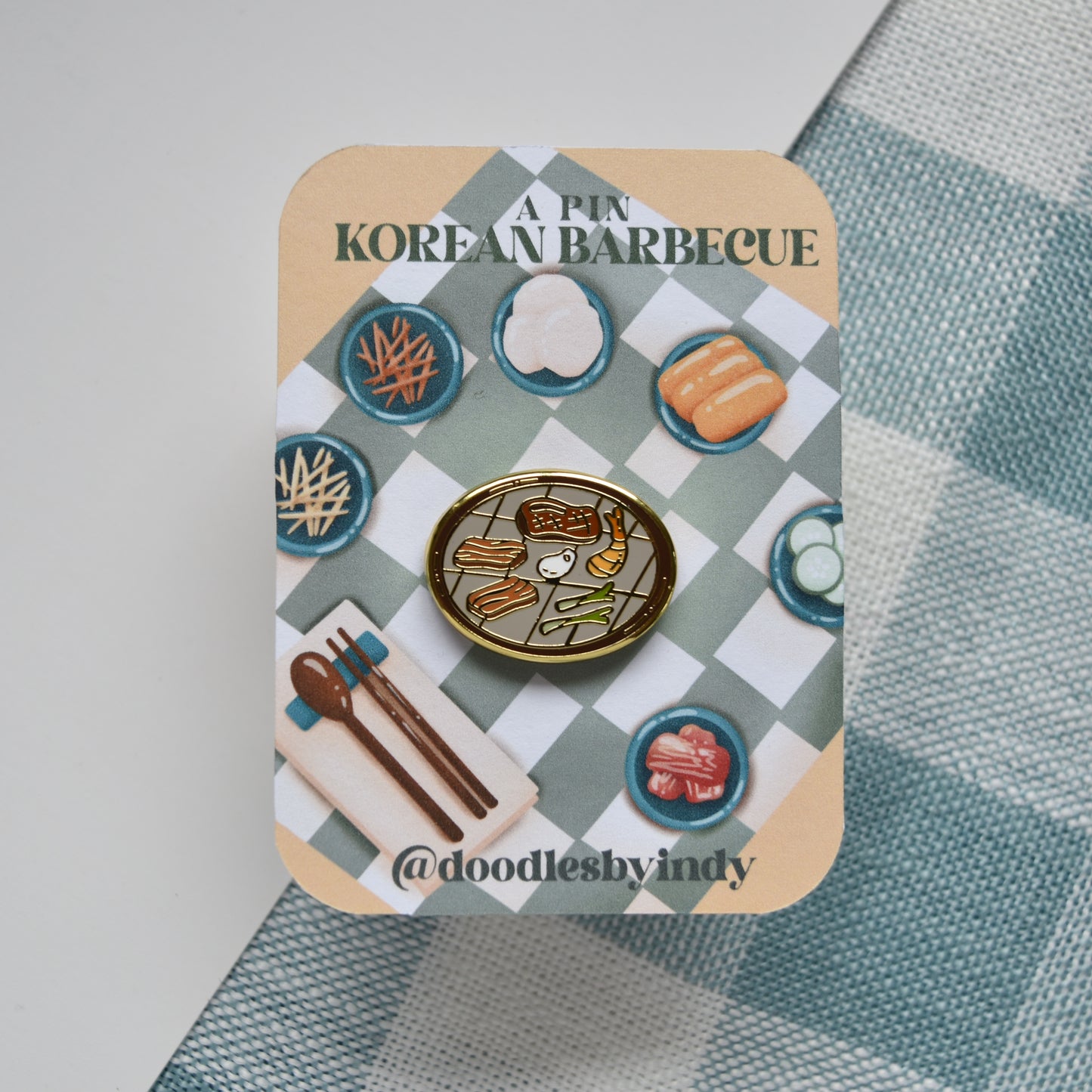 Korean Barbecue Pin