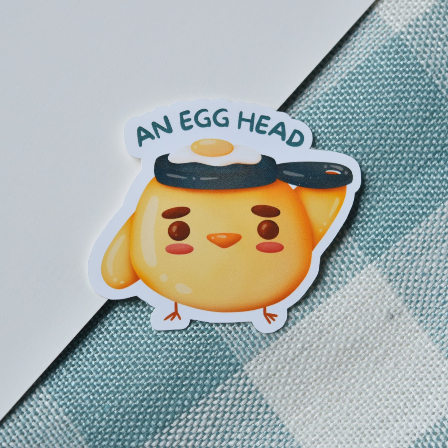 Egg Head Sticker