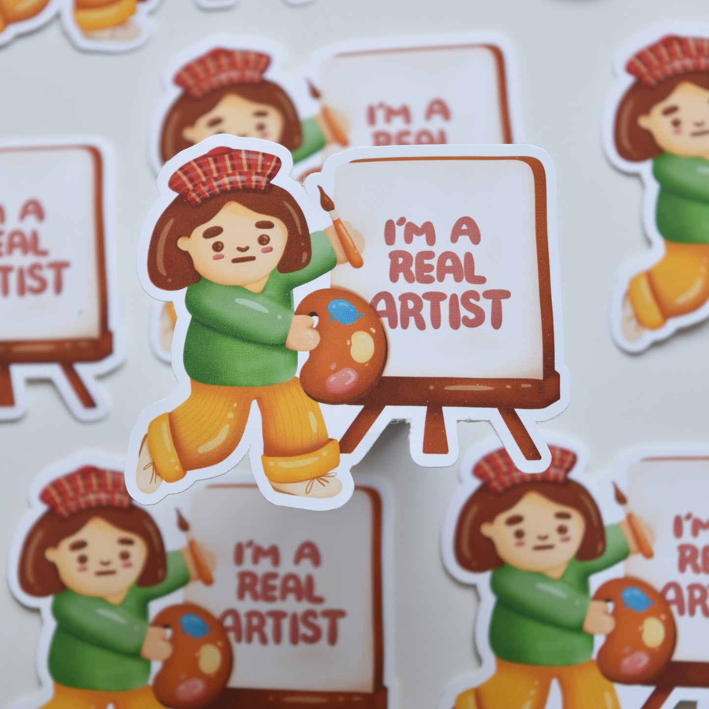 I Am A Real Artist Sticker