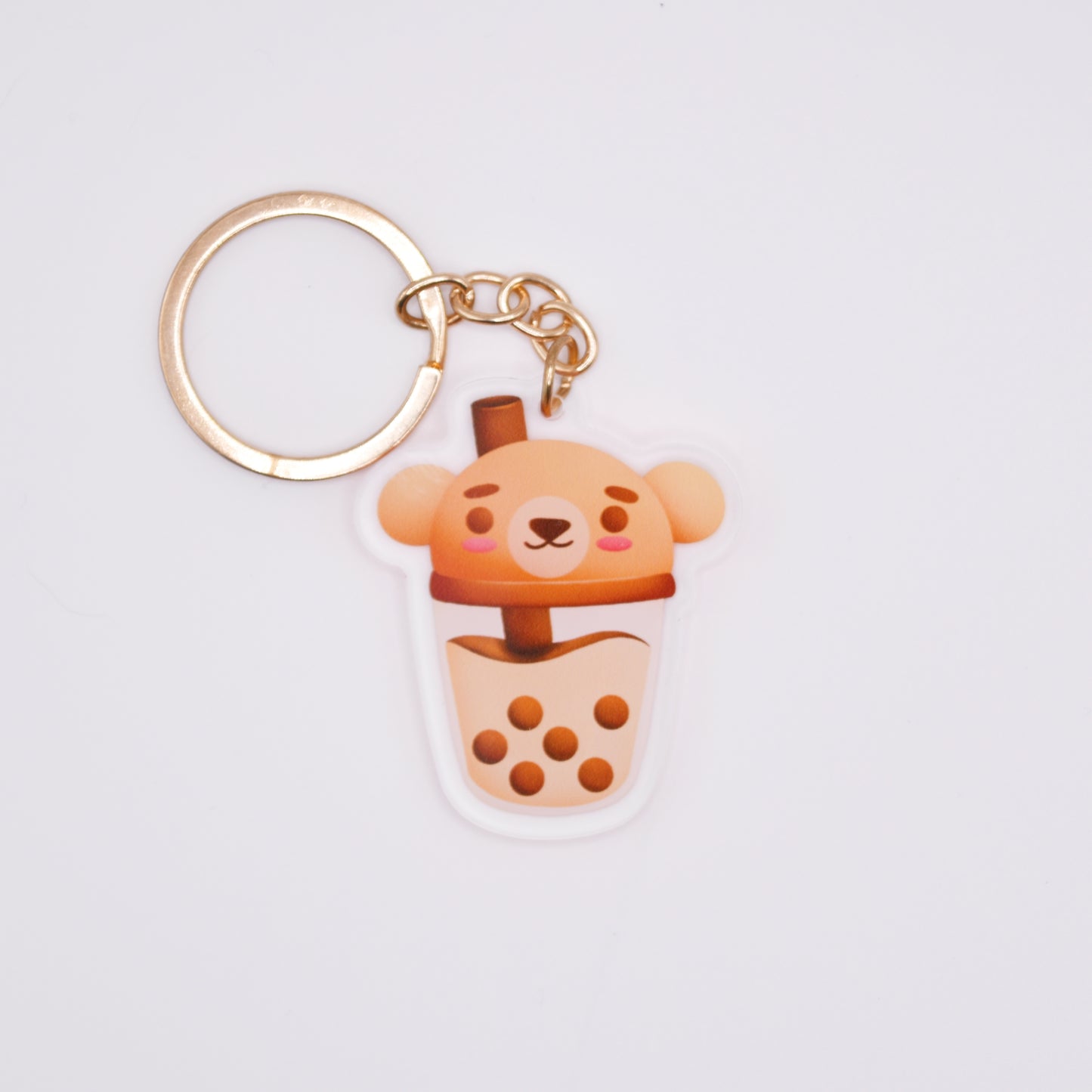 Boba Bear Keychain
