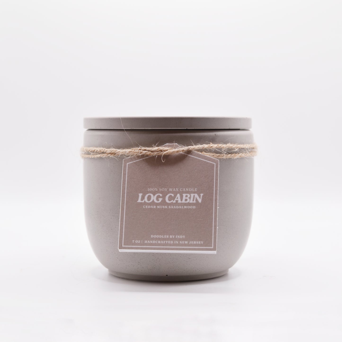 Log Cabin Candle