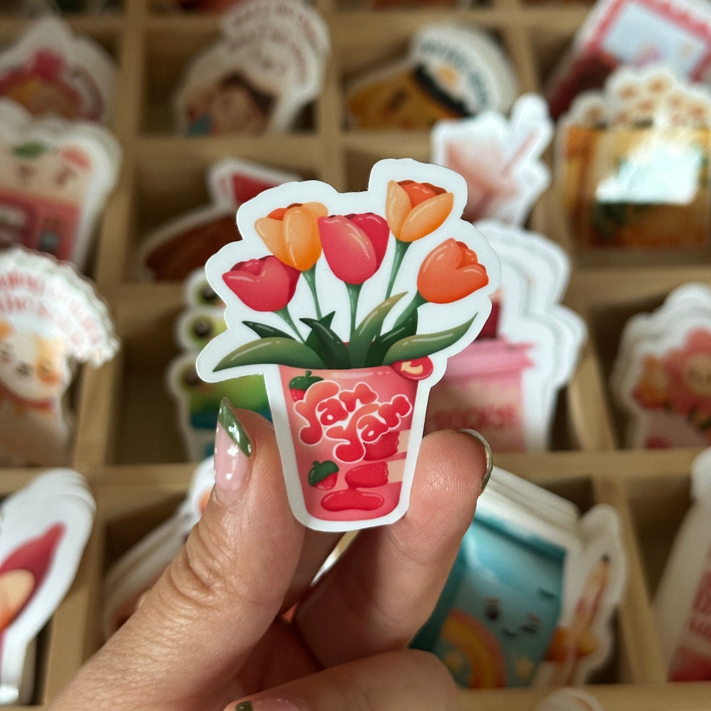 Yan Yan Flower Sticker