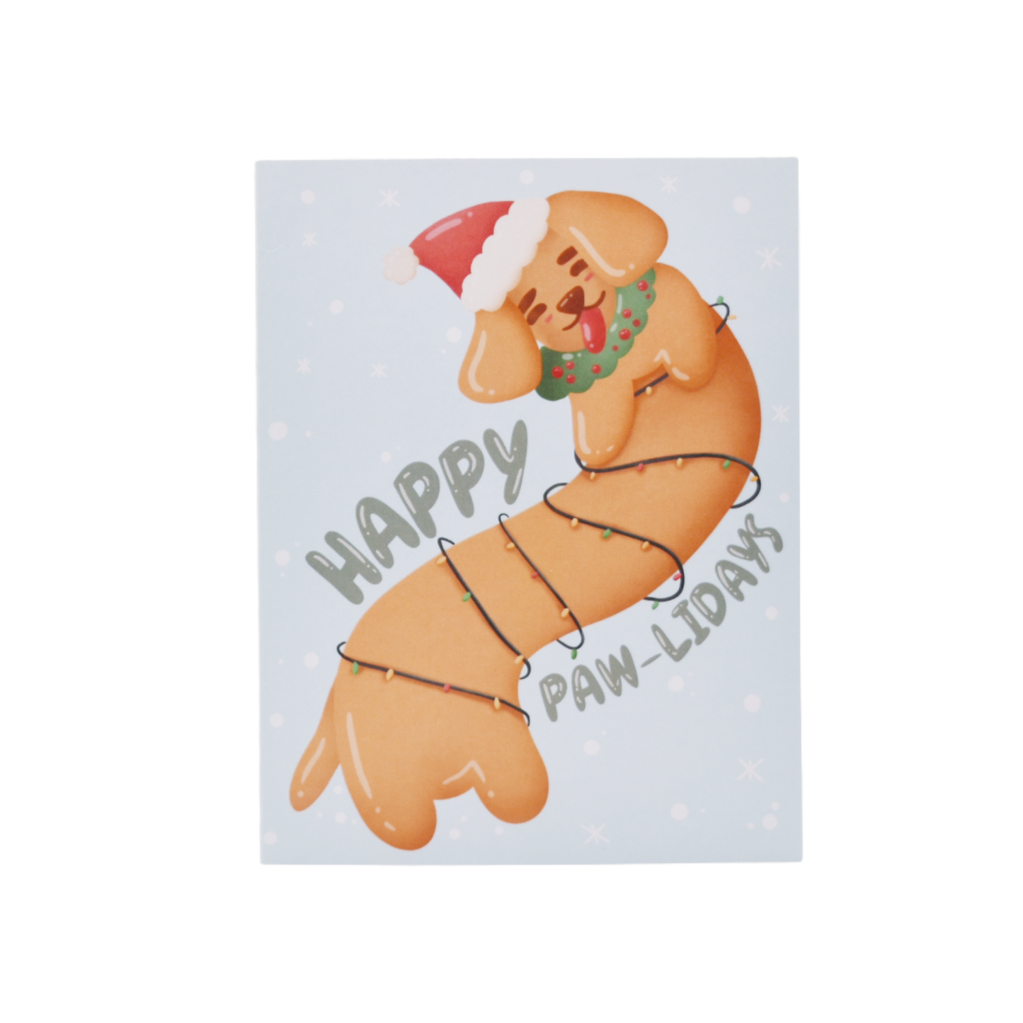 Happy Paw-lidays Holiday Greeting Card