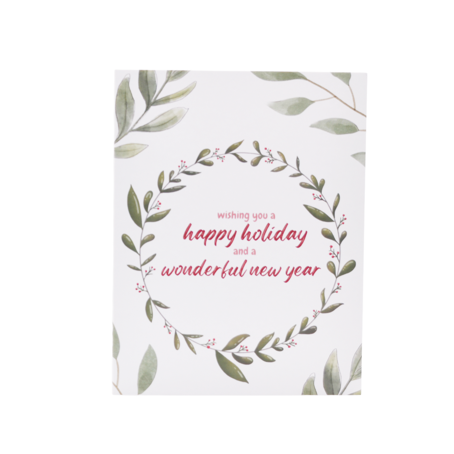 Wishing You A Wonderful Holiday Greeting Card