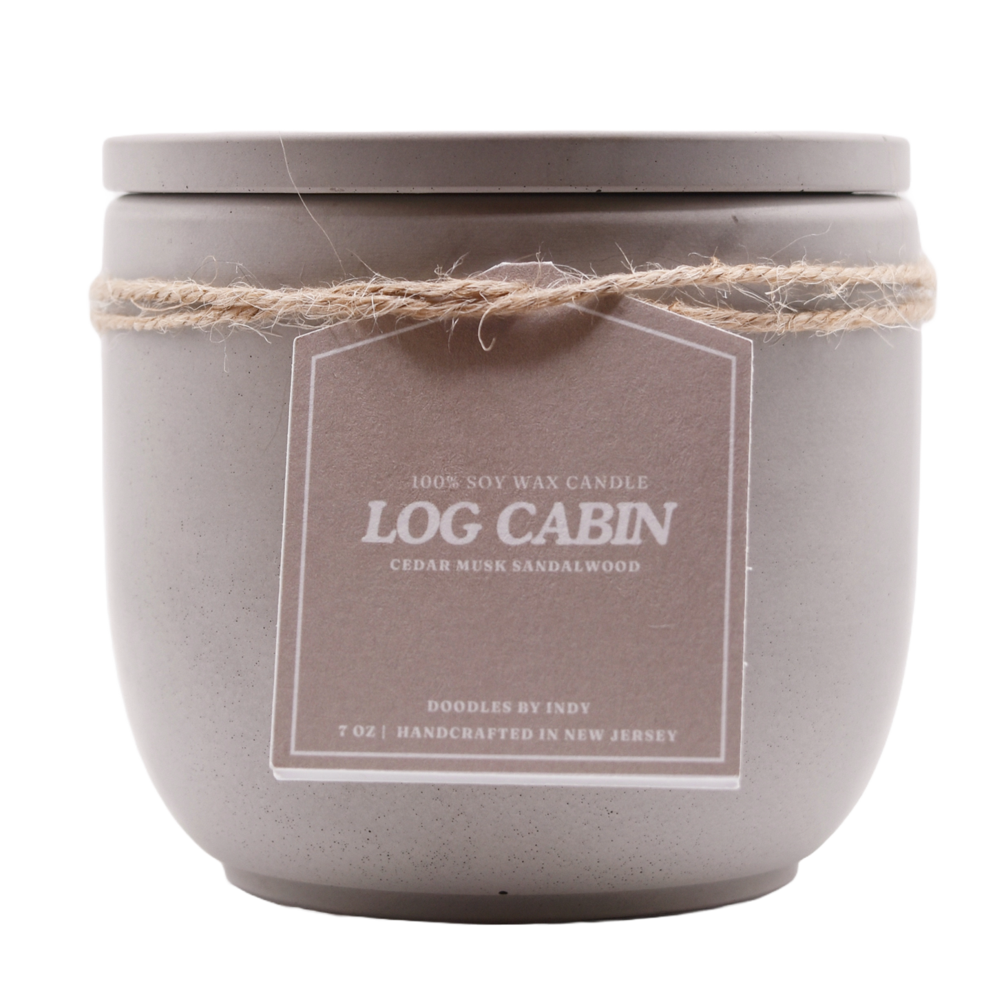 Log Cabin Candle