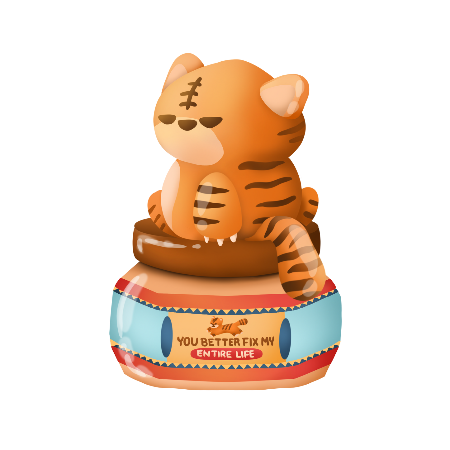 Tiger Balm Sticker