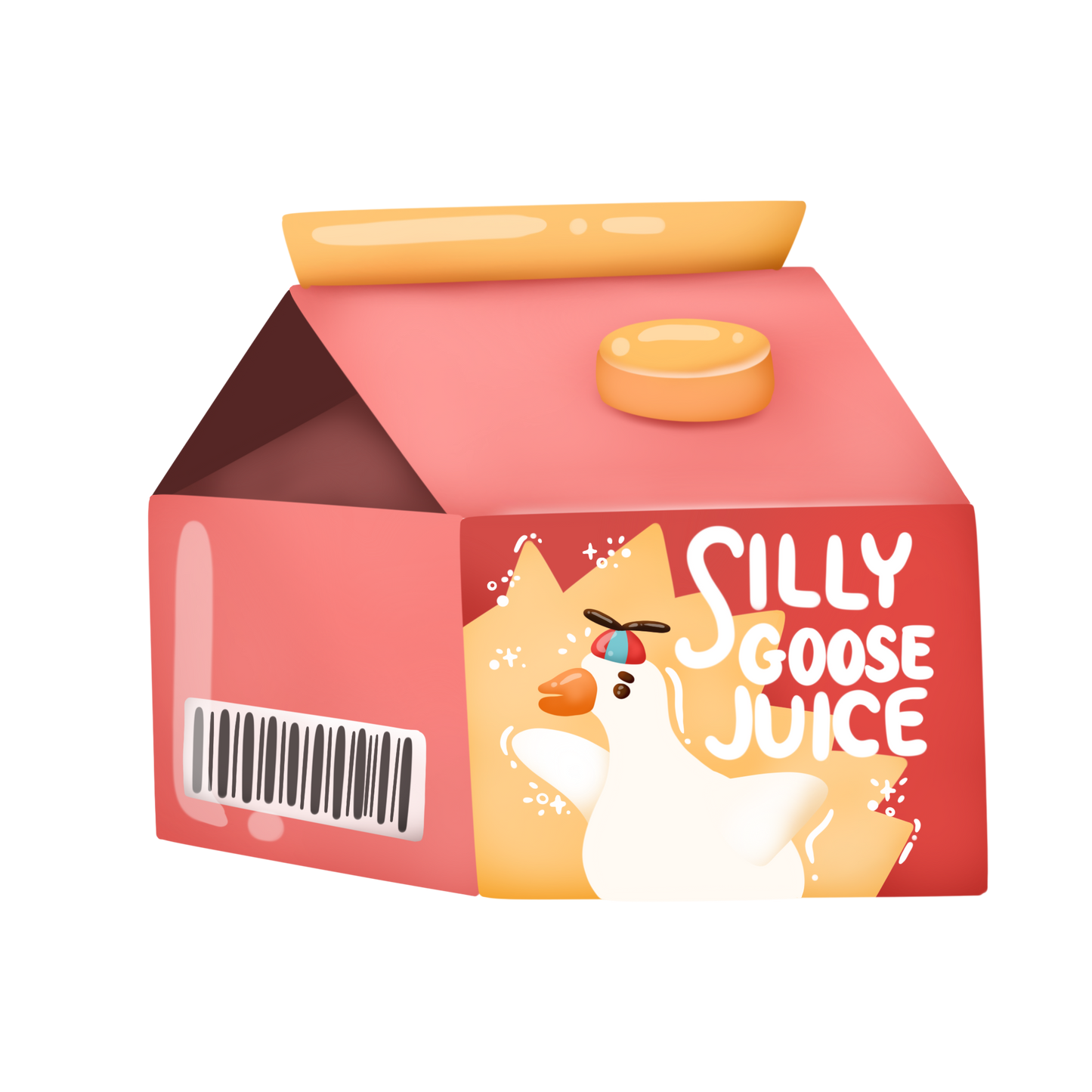 Silly Goose Juice Sticker
