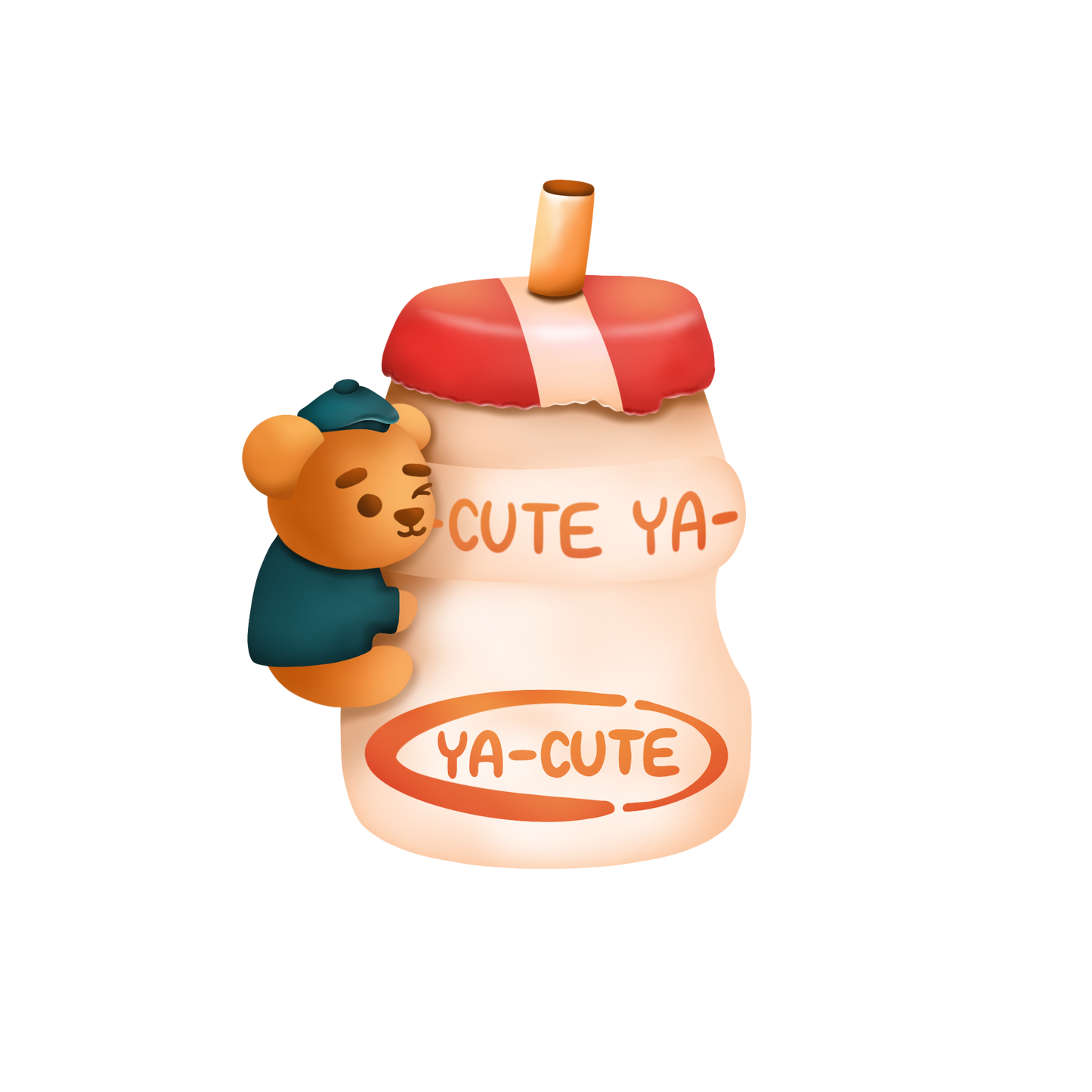 Ya-Cute Sticker