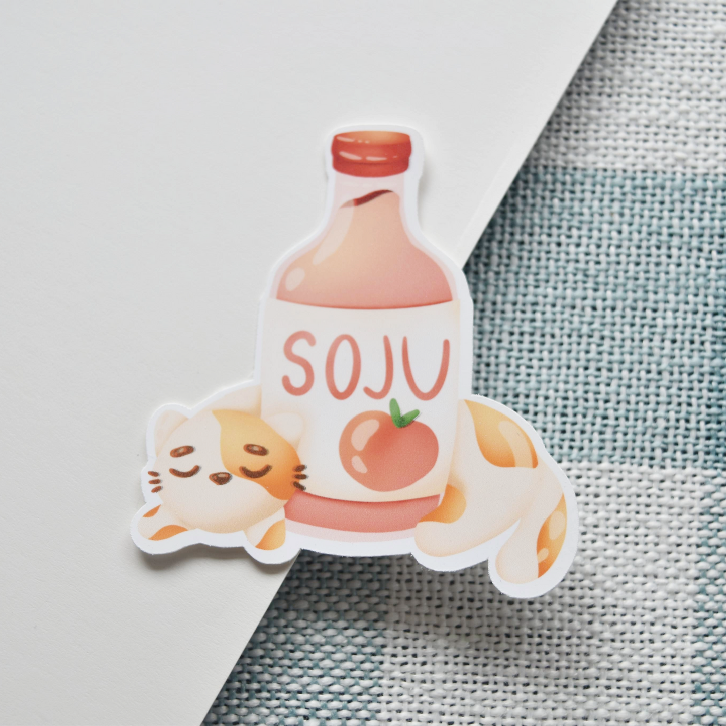 Soju Cat Sticker