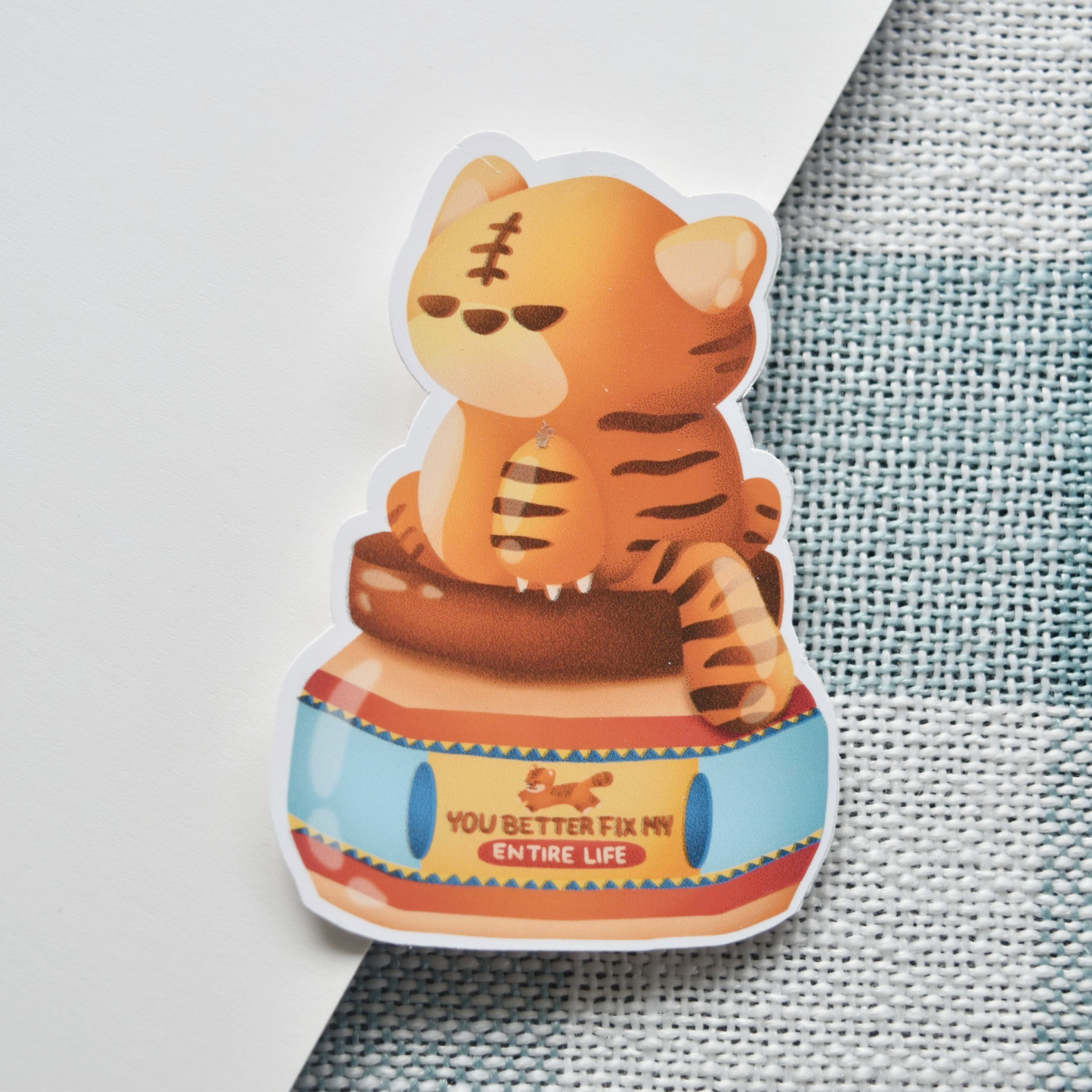 Tiger Balm Sticker