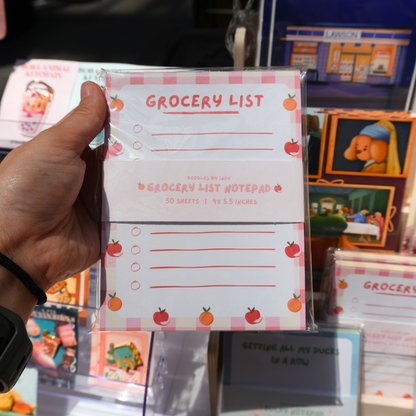 Grocery List Notepad