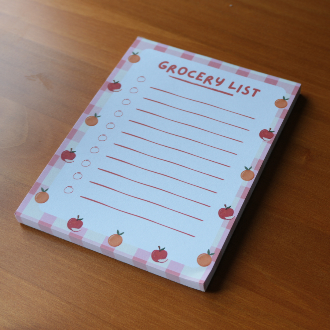 Grocery List Notepad