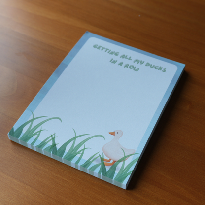 Ducks In a Row Notepad