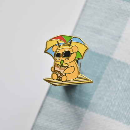 Boba Beach Pin