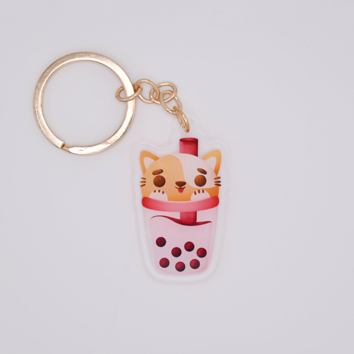Boboco Keychain Boba Cat Keychain – Doodles by Indy