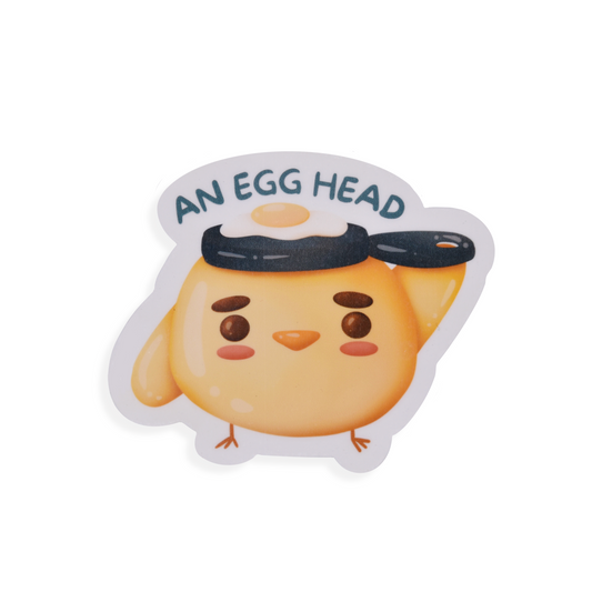 Egg Head Sticker