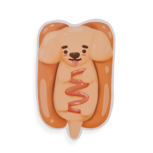 Hot Dog Wiener Sticker