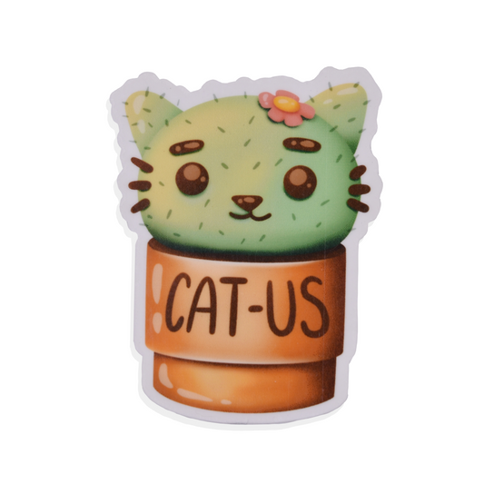 Cat-us Sticker