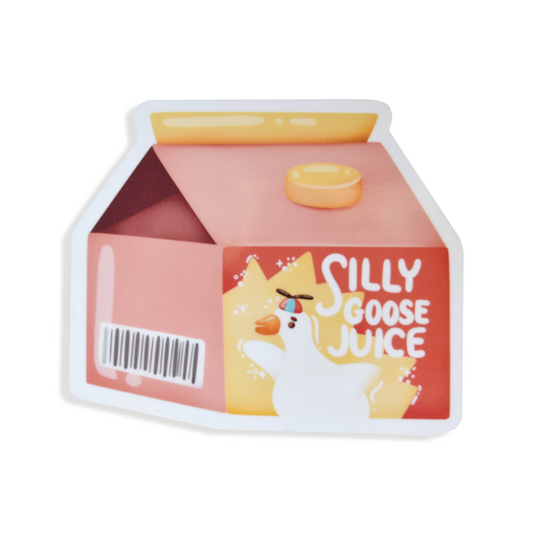 Silly Goose Juice Sticker