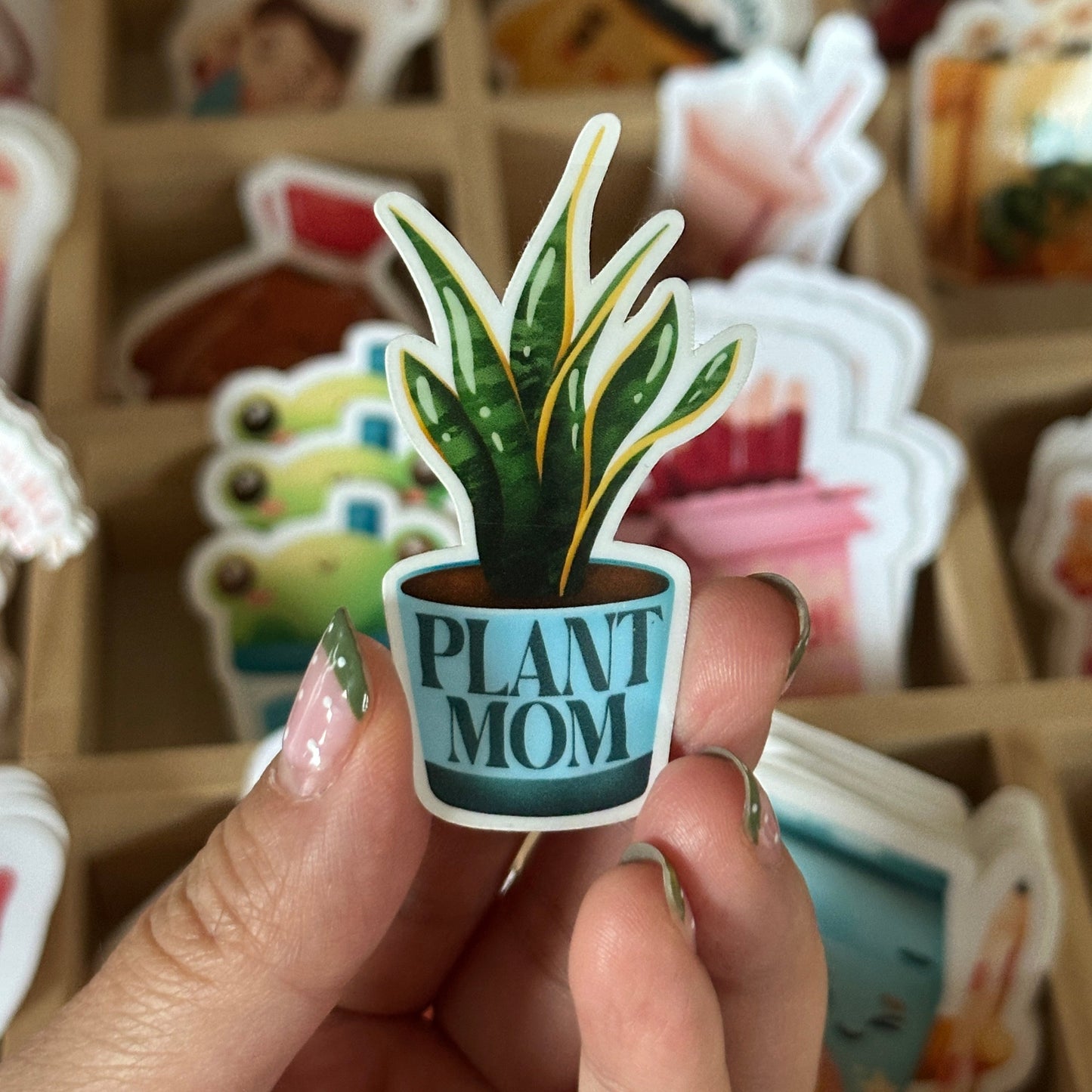Plant Mom Sticker
