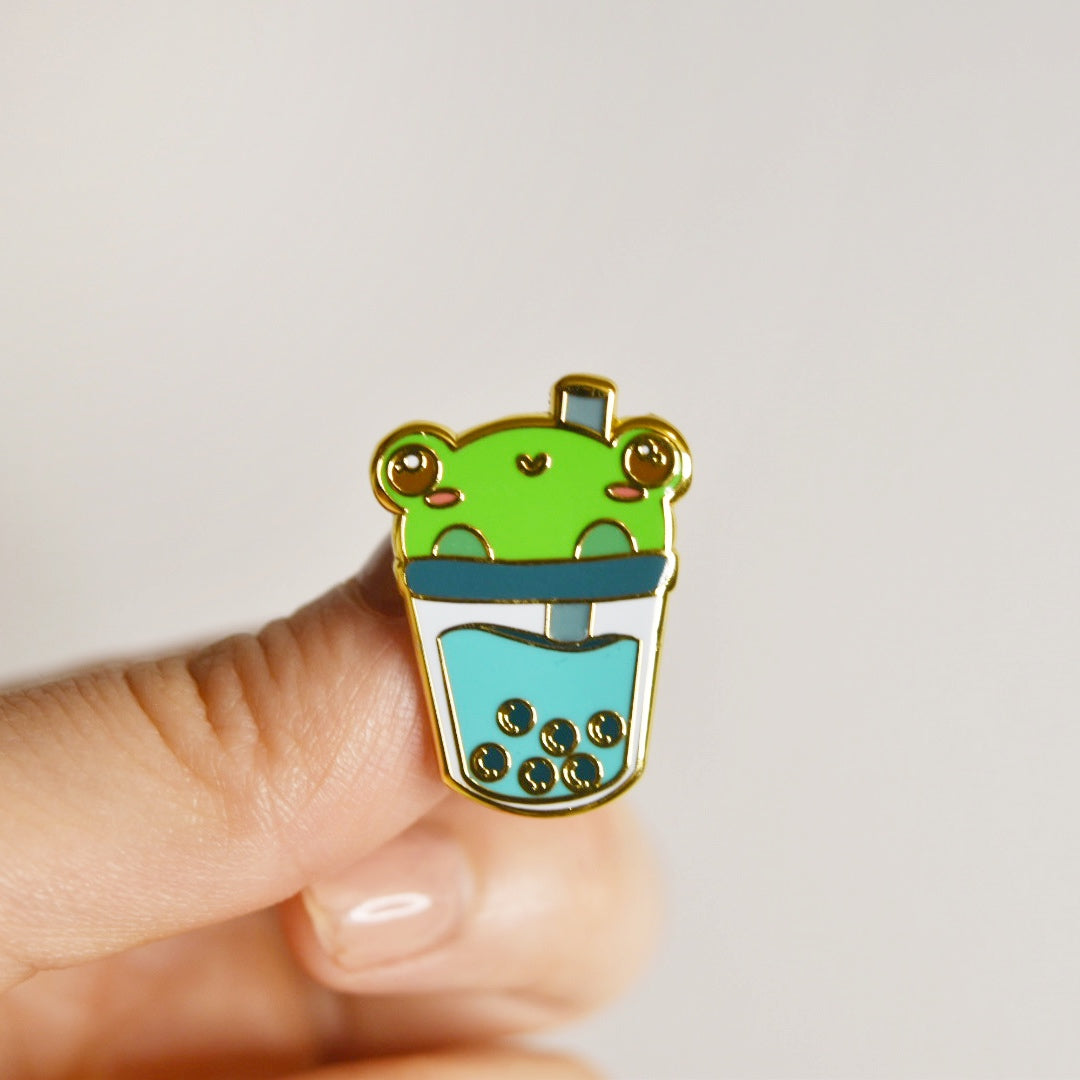 Boba Frog Pin