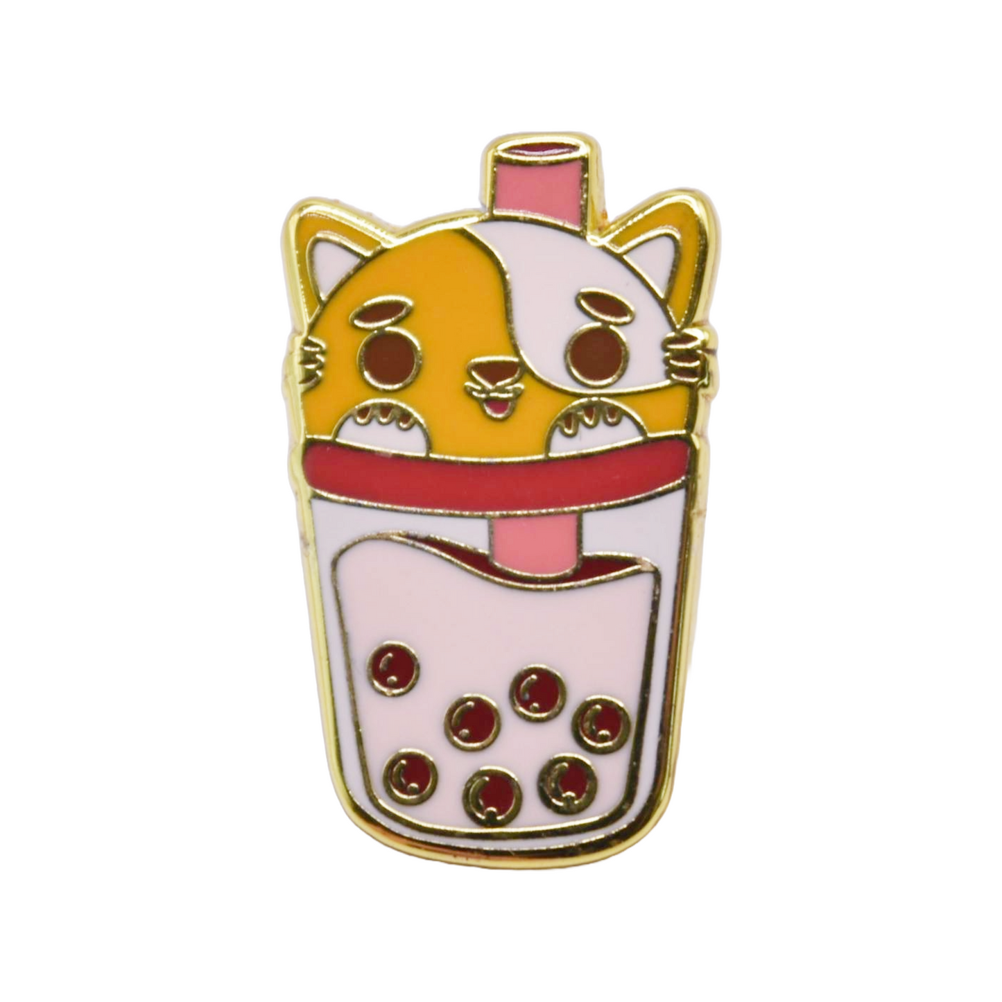 Boba Cat Pin