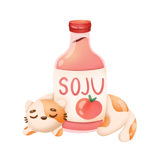 Soju Cat Sticker