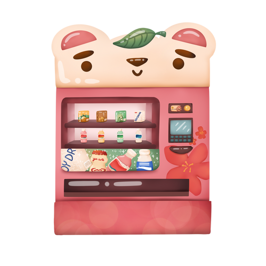 Kawaii Vending Machine Sticker