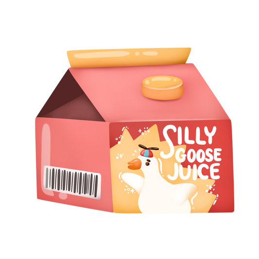 Silly Goose Juice Sticker