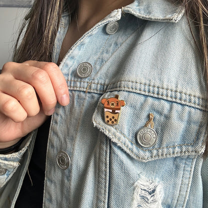 Boba Bear Pin