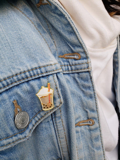 Boba Tea Pin