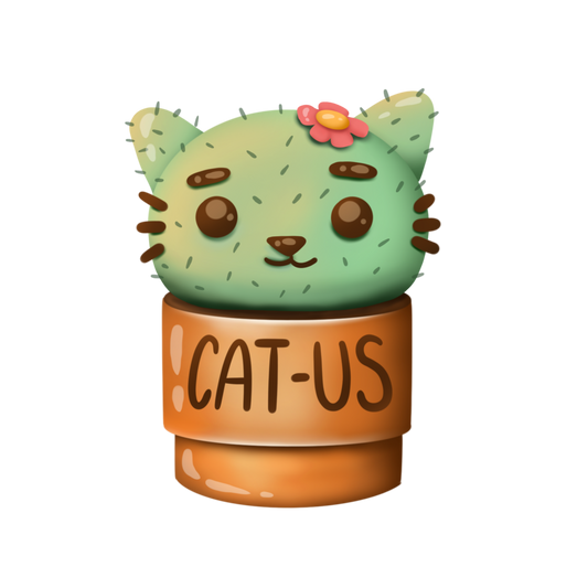 Cat-us Sticker