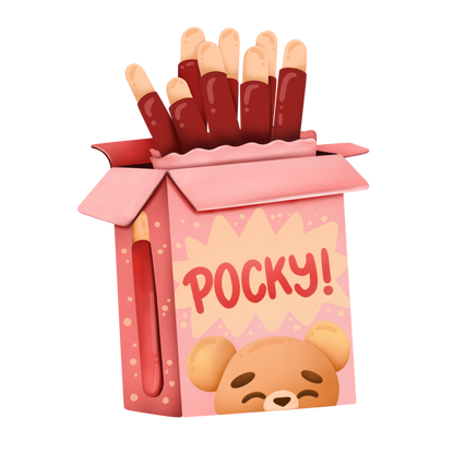 Pocky Chocolate Sticks Sticker